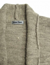 Fuga Fuga beige wool cardigan price