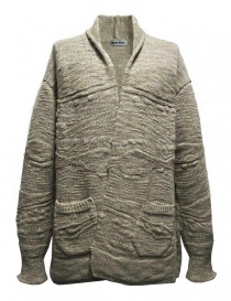 Cardigan Fuga Fuga in lana colore beige scontati online