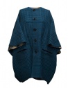 Beautiful People checked peacock blue coat buy online 1735103007-PEACOCK-COAT