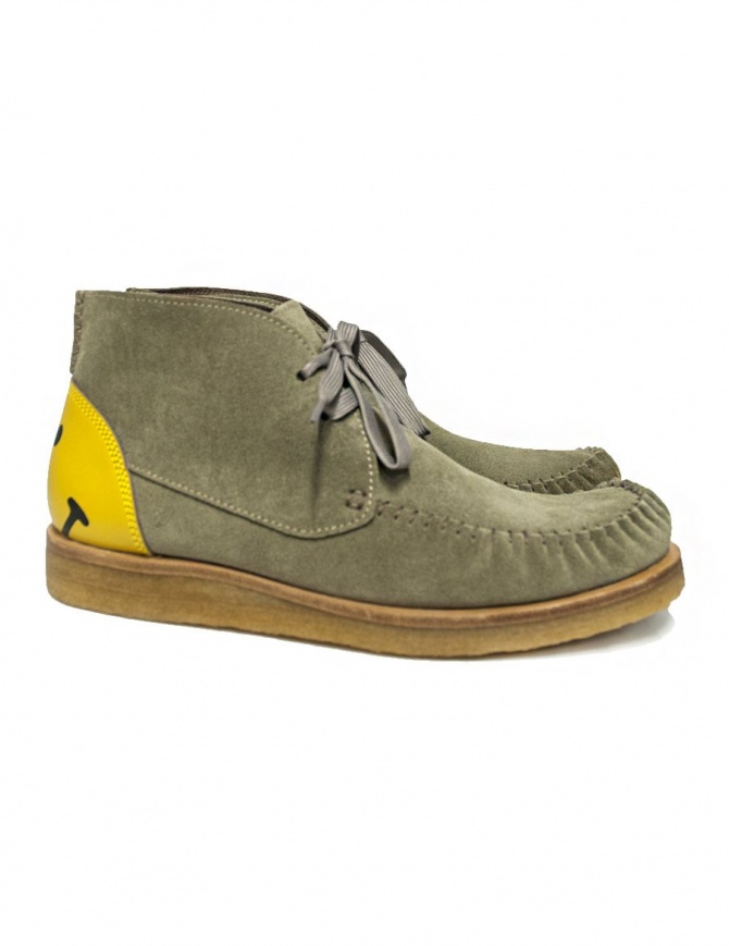 Scarpa Kapital Wallaby in pelle scamosciata colore grigio K1909XG564 BEIGE SHOES calzature uomo online shopping