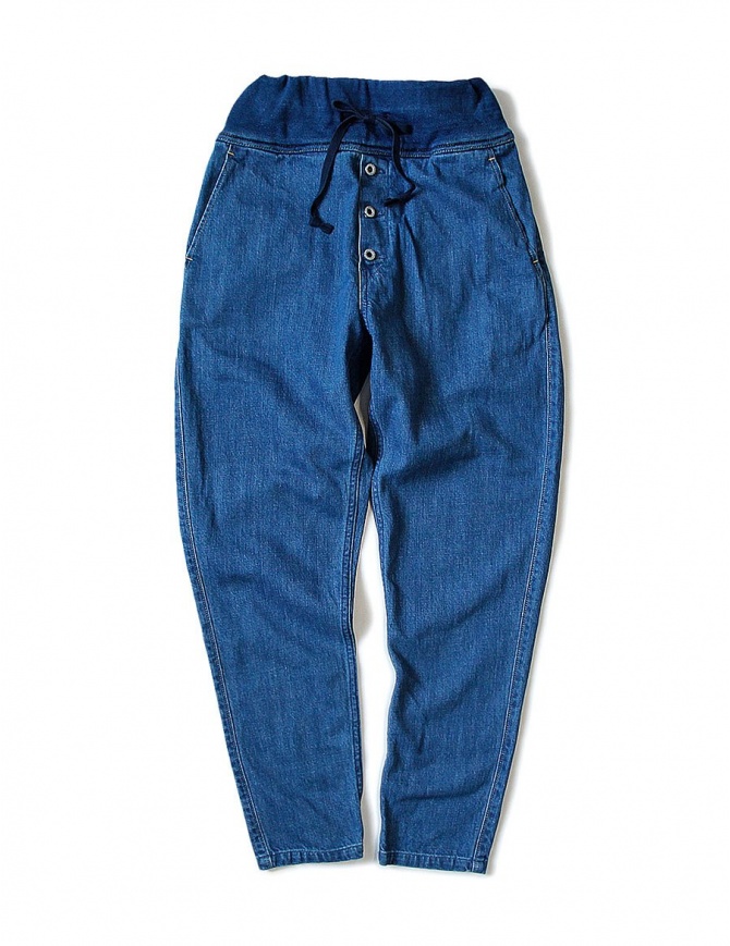 Pantalone Kapital con elastico colore blu K1709LP801 NAVY PANTS pantaloni donna online shopping