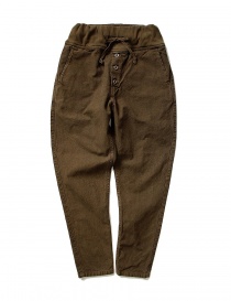 Kapital brown trousers with elastic band buy online