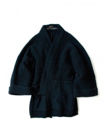 Giacca kimono Kapital in lana blu EK- 578 NAVY JACKET