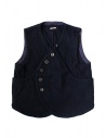 Kapital blue wool vest buy online EK-202 NAVY VEST