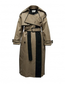 Beautiful People camel and black trench 1735103013-CML-BLK-C
