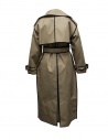 Trench Beautiful People color cammello e neroshop online cappotti donna