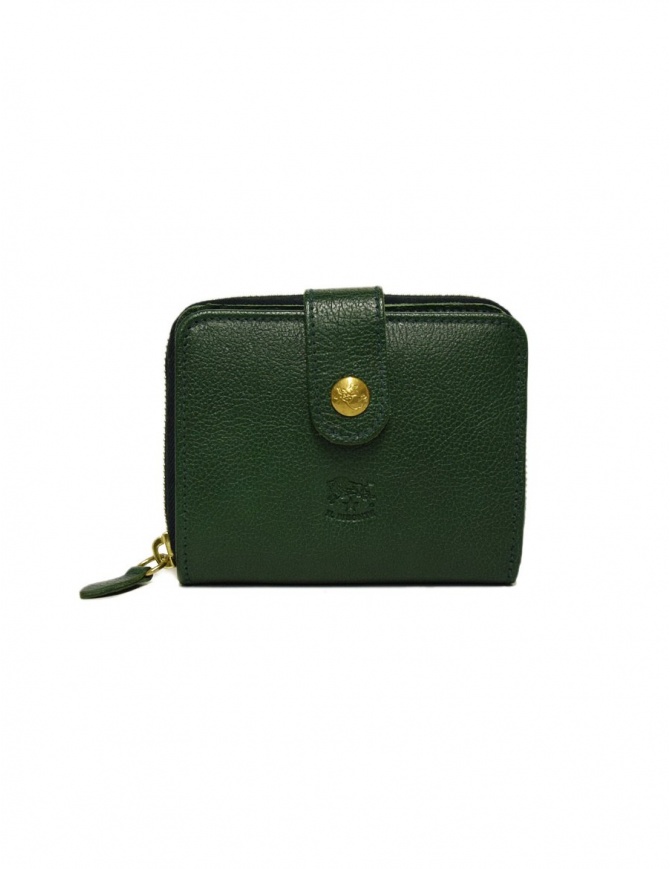 Portafoglio in pelle Il Bisonte colore verde C0960-P-245-VERDE portafogli online shopping