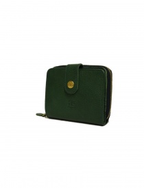 Il Bisonte green leather wallet price