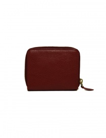 Il Bisonte red leather wallet