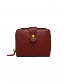 Wallets online: Il Bisonte red leather wallet