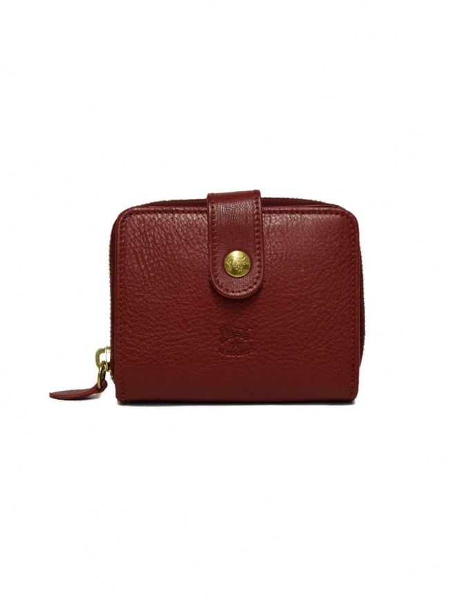 Portafoglio in pelle Il Bisonte colore rosso C0960-P245-ROSSO portafogli online shopping