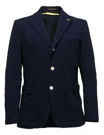 Mens suit jackets online: D by D*Syoukei navy and black color jacket