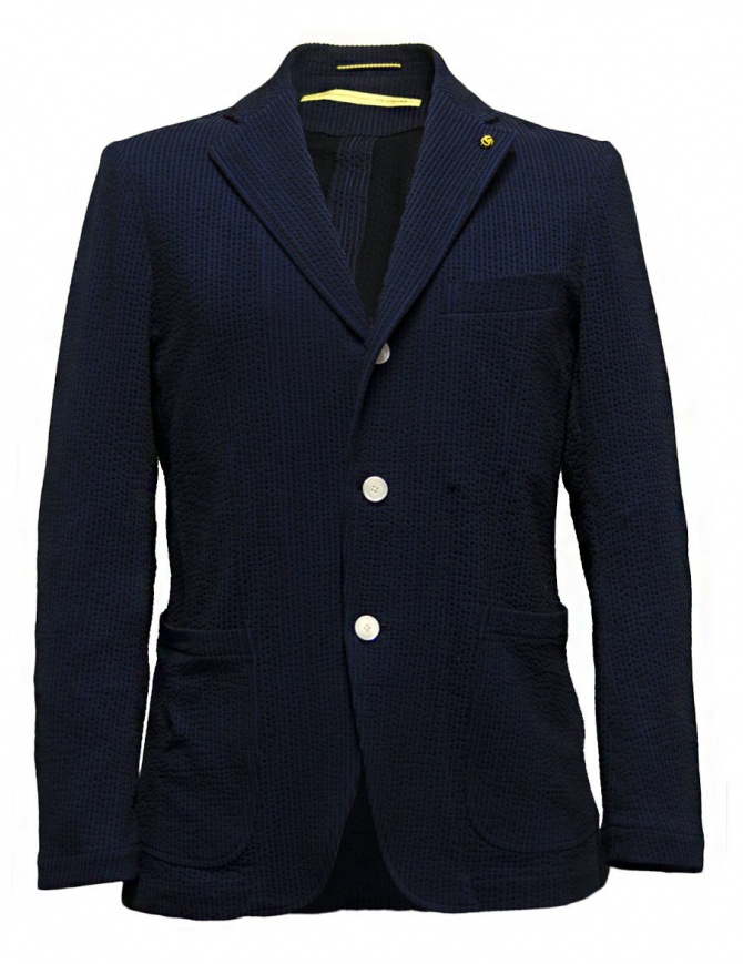 D by D*Syoukei navy and black color jacket D02-125-81LZ03 mens suit jackets online shopping