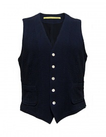 Mens vests online: D by D*Syoukei navy and black color vest