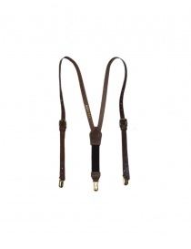Kapital brown leather suspenders K1709XG561 BROWN SUSPENDER