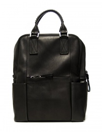 Cornelian Taurus by Daisuke Iwanaga black leather backpack 18SSCR010-BLACK