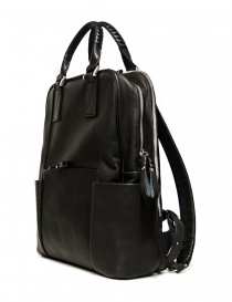 Cornelian Taurus by Daisuke Iwanaga black leather backpack