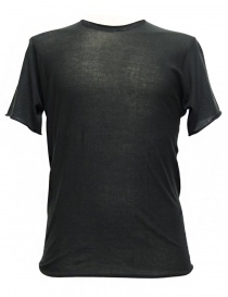 Mens t shirts online: Label Under Construction Parabolic Zip Seam grey t-shirt