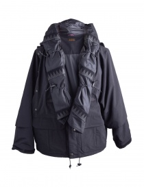 Kapital Kamakura Black and Grey Jacket mens coats buy online