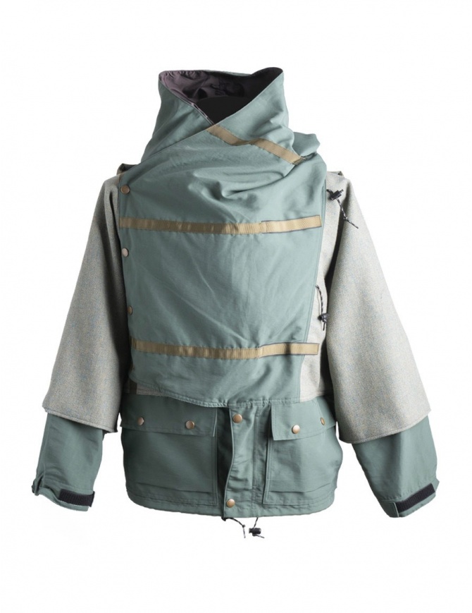 Giacca Kapital Kamakura Cachi K1711LJ215 KHAKI PARKA cappotti uomo online shopping