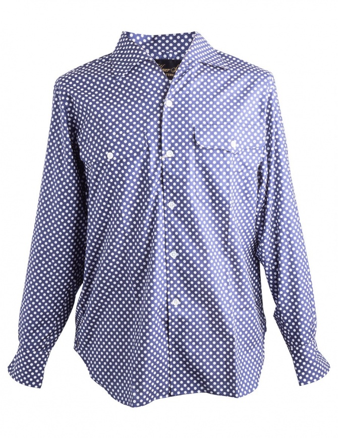 Camicia Blu a Pois Bianchi Haversack 821803/59 SHIRT camicie uomo online shopping