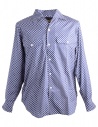 Camicia Blu a Pois Bianchi Haversack acquista online 821803/59 SHIRT