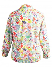 Patterned Haversack shirt with beach drawings