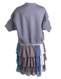 Kolor fleece gray dress with embroidered K