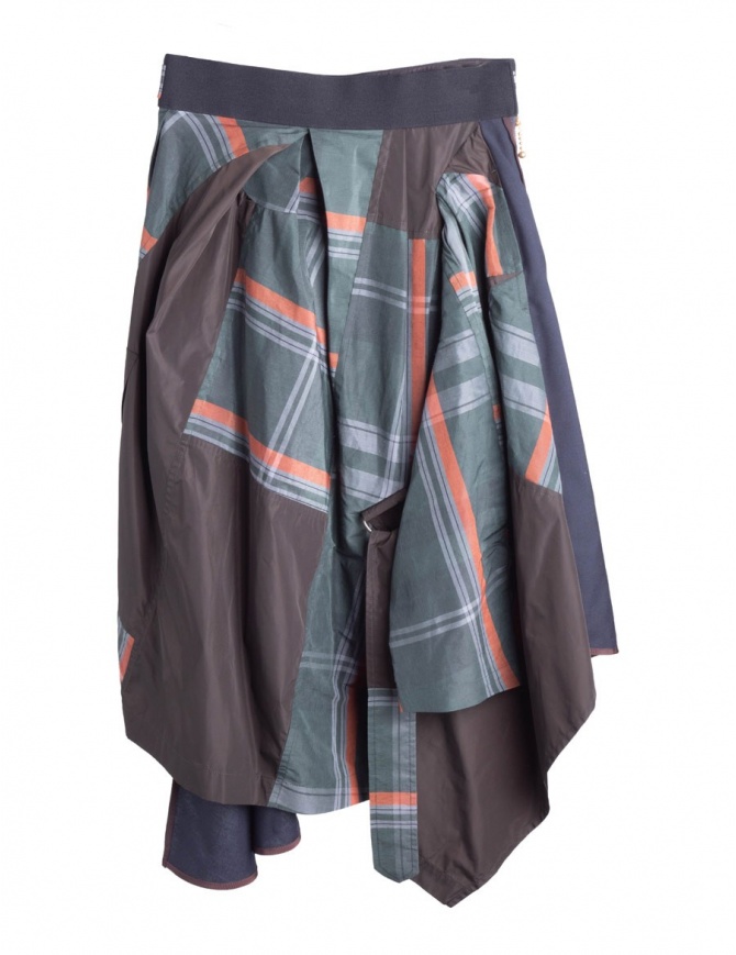 Gonna asimmetrica Kolor 18SPL-S01103 BLUE gonne donna online shopping