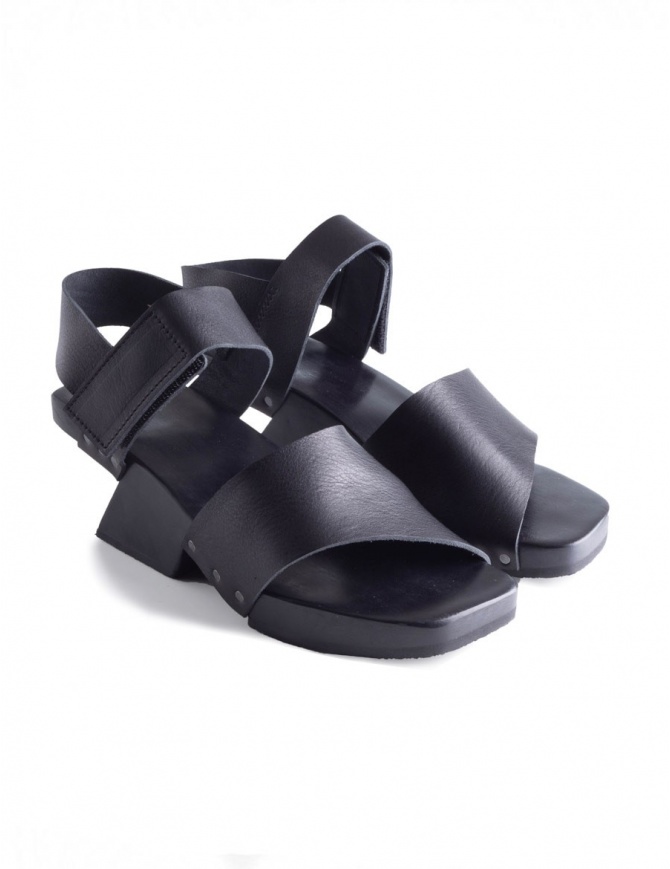 Trippen Torrent Black Sandals TORRENT BLK BLK WAX womens shoes online shopping