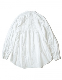 Kapital pleated white shirt with wrinkles