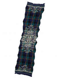 Kapital navy tartan scarf K1509XG332 NAVY order online