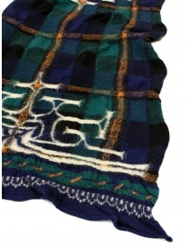 Kapital navy tartan scarf buy online