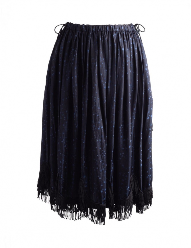 Miyao Blue Star Print Skirt MO-S-04 NAVY BLK SKIRT