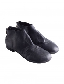 Scarpe in pelle nera con zip Guidi ZO04S ZO04S CALF FG BLKT