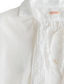 Kapital white shirt with rouches price