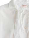Camicia bianca Kapital con rouches K1710LS177 WHITE SHIRT prezzo