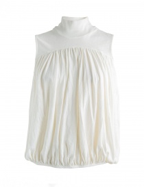 Blusa Kapital bianca con collo alto K1704SC178 SHIRT WHT