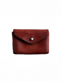 Wallets online: Guidi EN01 red horse leather coin purse