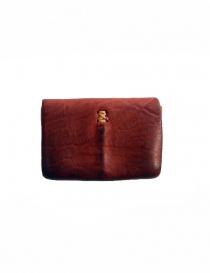 Guidi EN01 red horse leather coin purse
