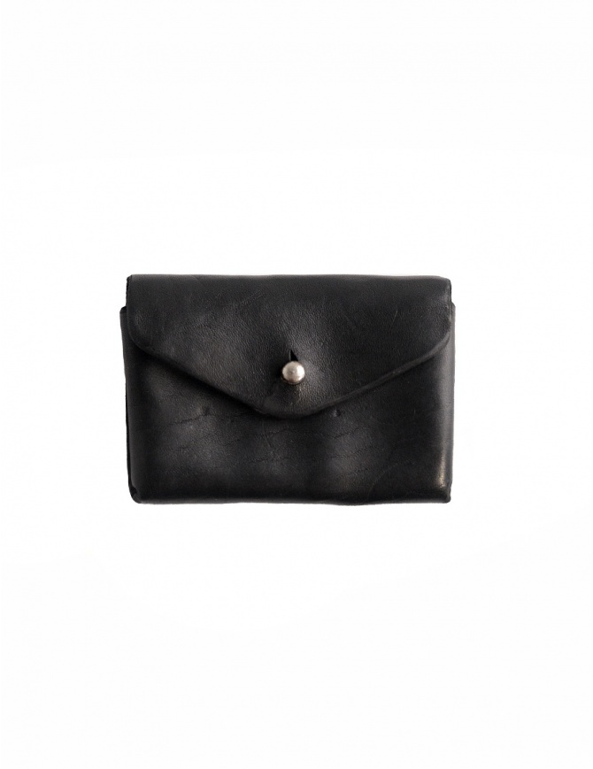 Guidi EN01 black leather coin purse EN01 GROPPONE FG BLKT