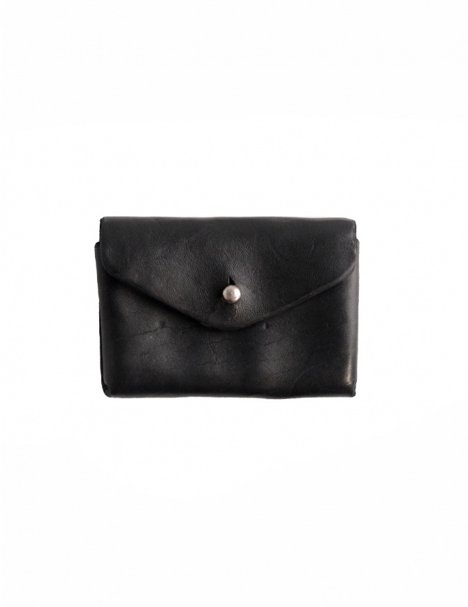 Guidi EN01 black leather coin purse EN01 GROPPONE FG BLKT wallets online shopping