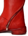 Red leather boots with spiral zip AM/2601L SBUC-PTC/13 buy online