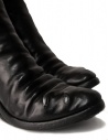 Black leather boots with metal insert price AF/0907P CORS-PTC/010 shop online