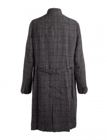 Pas De Calais grey coat for woman with rear slit buy online