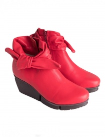 Trippen Trippet Red Ankle Boots on discount sales online