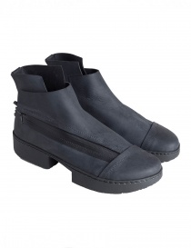 Trippen Immature Unisex Black Ankle Boot IMMATURE F+M BLK PUL