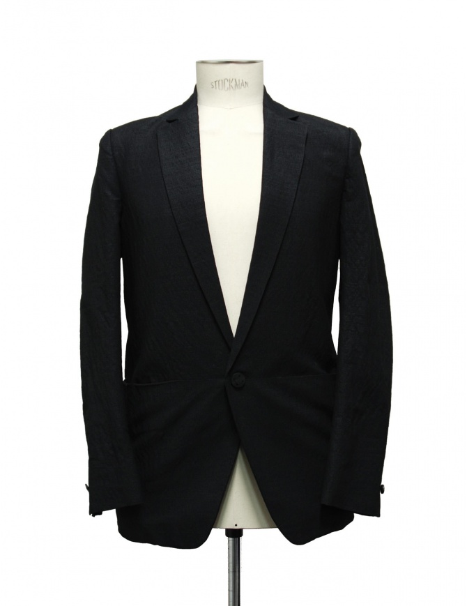 Label Under Construction jacket in dark grey colour 18FMJC43PP01RG18/82 mens suit jackets online shopping