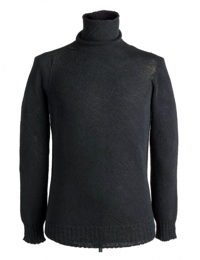 Maglia a collo alto Carol Christian Poell nera KM/2630-IN PENTASIR/10 maglieria uomo online shopping