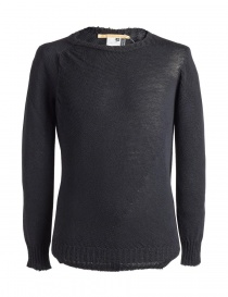 Carol Christian Poell anthracite black crew neck sweater online